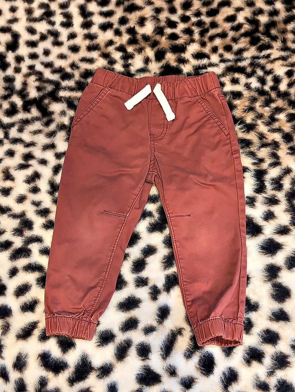 Cat & Jack Jogger Rotator Jogger Pants Brown Boys 2T Like New
